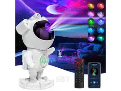 چراغ خواب پروژکتوری موزیکال و اسپیکر دار کهکشانی مدل فضانورد ایستاده | ASTRONAUT GALAXY SKY - بازرگانی ماکسیس-ایران ماکسیس