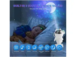 چراغ خواب پروژکتوری موزیکال و اسپیکر دار کهکشانی مدل فضانورد ایستاده | ASTRONAUT GALAXY SKY - بازرگانی ماکسیس-ایران ماکسیس