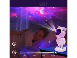 چراغ خواب پروژکتوری موزیکال و اسپیکر دار کهکشانی مدل فضانورد ایستاده | ASTRONAUT GALAXY SKY - بازرگانی ماکسیس-ایران ماکسیس