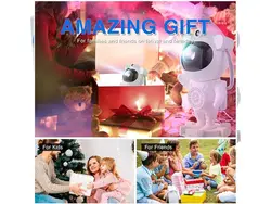 چراغ خواب پروژکتوری موزیکال و اسپیکر دار کهکشانی مدل فضانورد ایستاده | ASTRONAUT GALAXY SKY - بازرگانی ماکسیس-ایران ماکسیس