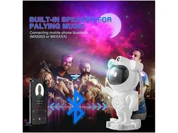 چراغ خواب پروژکتوری موزیکال و اسپیکر دار کهکشانی مدل فضانورد ایستاده | ASTRONAUT GALAXY SKY - بازرگانی ماکسیس-ایران ماکسیس