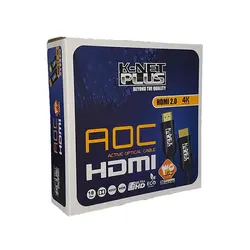 کابل HDMI 2.0 کی نت پلاس مدل KP-CHAOC1000 طول 100 متر