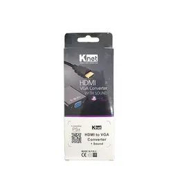 مبدل HDMI به VGA کی نت مدل K-AHV00PS4