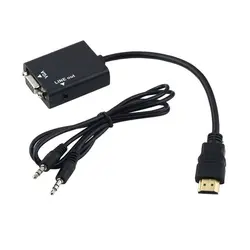 مبدل HDMI به VGA کی نت مدل K-COHD2VGAP به همراه کابل AUX
