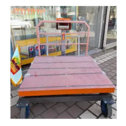 ترازو باسکول ۲ تنی چرخدار ۱۲۰×۱۲۰
