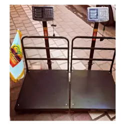 ترازو باسکول ۴۰۰ کیلویی تاشو کیبورد استیل