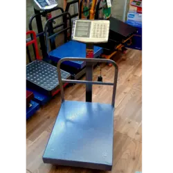 ترازو باسکول ۳۰۰ کیلویی گارددار تاشو کیبورد استیل