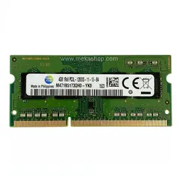 رم لپ تاپ 4GB DDR3L 1600MHz PC3L-12800 - واردات و پخش قطعات و لوازم جانبی لپ تاپ