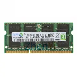 رم لپ تاپ سامسونگ Sumsung 8GB DDR3 1600MHz PC3-12800 - واردات و پخش قطعات و لوازم جانبی لپ تاپ