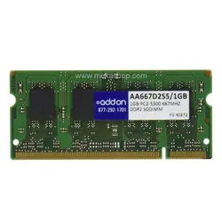 رم لپ تاپ 1GB DDR2 667MHz PC2-5300 - واردات و پخش قطعات و لوازم جانبی لپ تاپ