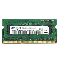 رم لپ تاپ 2GB DDR3 1333MHz PC3-10600 - واردات و پخش قطعات و لوازم جانبی لپ تاپ