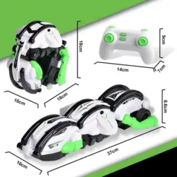 ماشین کنترلی 360 درجه  Rolling RC Stunt Snake Car