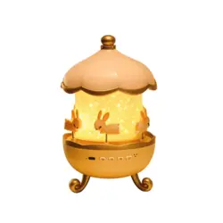 چراغ خواب Carousel خرگوشی مدل چرخ و فلک - Bunny Carousel Projector Night Light