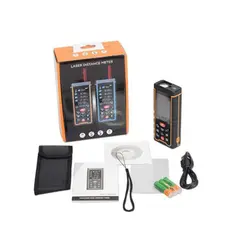 متر لیزری دوربین و بلوتوث دار SW-S80 - تجهیزات نقشه برداری جهان پیمایش