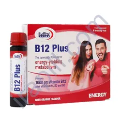ویال خوراکی B12 پلاس یوروویتال 6 عدد