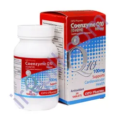 قرص کوآنزیم کیوتن 100 میلی گرم او پی دی فارما 30 عدد