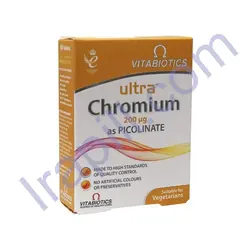 قرص اولترا کروم 200 میکروگرم ویتابیوتیکس 60 عدد