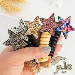 گیره فنری ستاره نگینی