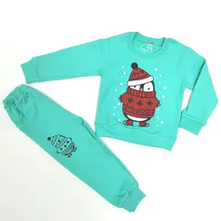 بلوز شلوار دخترانه طرح آدم برفی