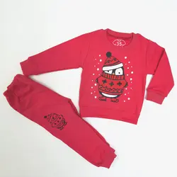 بلوز شلوار دخترانه طرح آدم برفی