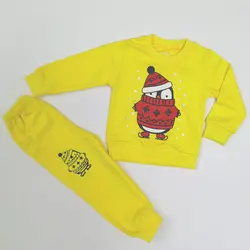 بلوز شلوار دخترانه طرح آدم برفی