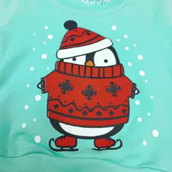 بلوز شلوار دخترانه طرح آدم برفی