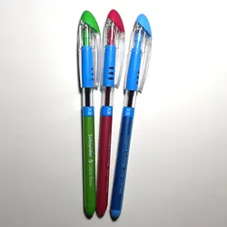 اشنایدر XB خوشنویسی پک خودکار 3 رنگ نیلی سرخابی سبز کشمشی