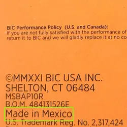 خودکار بیک 1.6 مخصوص خوشنویسی در 10 رنگ فوق العاده