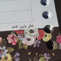 کاغذ 51 عددی خوشنویسی خودکاری با حاشه گل نوع 2
