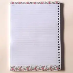 کاغذ 51 عددی خوشنویسی خودکاری با حاشه گل نوع 1