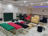نیمکت فورتیک سه نفره دررنگ بندی متنوع پایه طلایی ونقره ای ۴۰در۱۲۰ هزینه ارسال درب منزل توسط مشتری پرداخت میشود