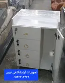 ترولی قفل دارچهار کشوویک درعرض ۴۰در۶۰ هزینه ارسال درب منزل توسط مشتری پرداخت میشود