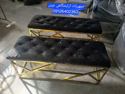 پاف نیمکت فلزی دونفره دررنگ بندی متنوع