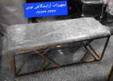 پاف نیمکت فلزی دونفره دررنگ بندی متنوع