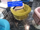 صندلی‌کوپ آرایشگاهی  فورتیک مدل زتبوری دررنگ‌بندی چرم وپارچه