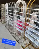 استندلاک فلزی ایستاده دررنگ‌بندی طلایی ونقره ای ۷۰در۱۸۰ عرض ۲۰‌هزینه ارسال توسط مشتری درب منزل پرداخت میشود