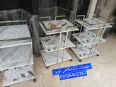 ترولی آرایشگاهی فلزی چرخ دار