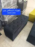 پاف آرایشگاهی لمسه دوخت سه نفره دررنگ بندی متنوع