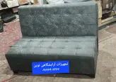 مبل گیم نت مبل کافی نت مبل انتظار چهارنفره چرم وپارچه دررنگ بندی متنوع