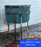 صندلی آرایشگاهی پایه ثابت درر‌نگ بندی متنوع