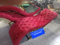 تخت مژه آرایشگاه دوخت لمسه دررنگ بندی متنوع پارچه ای