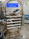 استند لاک آرایشگاهی فلزی ایستاده گنبدی