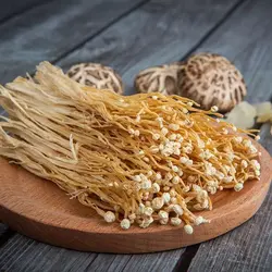 قارچ انوکی خشک شده بسته 50 گرمی Dried Enoky mushroom