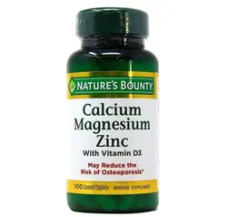 قرص کلسیم منیزیم زینک نیچرز بونتی | Calcium Magnesium Zinc Nature’s Bounty - happy shoppers