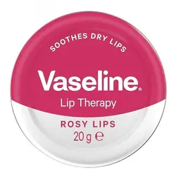 نرم کننده لب  وازلین با عصاره گل رز و بادام 20 گرم  اصل  vaseline