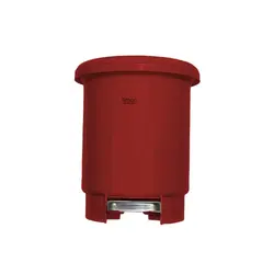 سطل حمام پدالی 1 لیتری لیمون کد ۱۲۹۶۳۵ پدال نقره ای