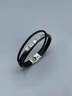 دستبند چرم مردانه