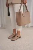 کفش چرم کاکتوس نسکافه ای ws1040