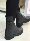 بوت زنانه چرم کاکتوس ws 4025 مشکی