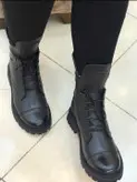 بوت زنانه چرم کاکتوس ws 4025 مشکی